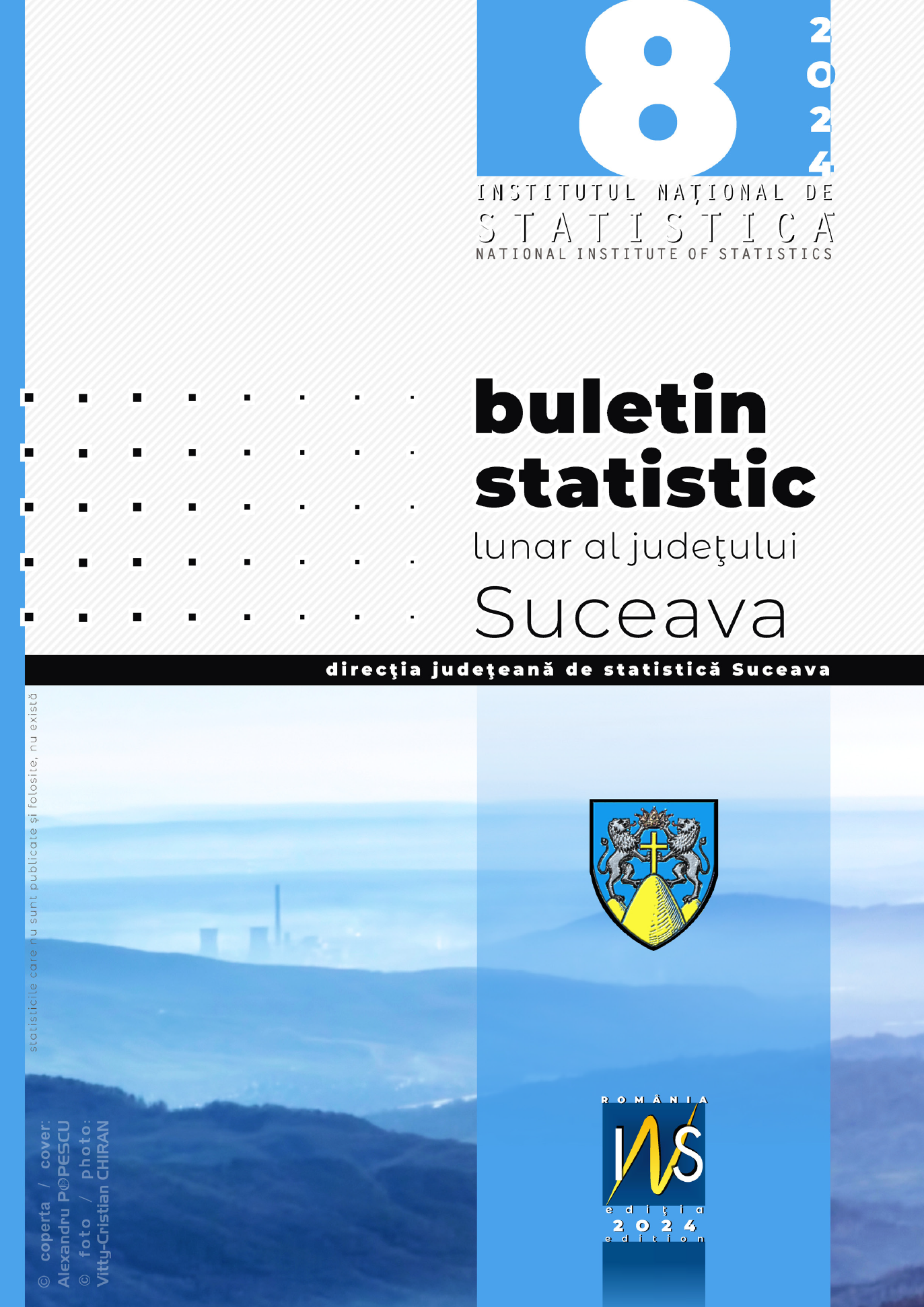 A aparut buletinul statistic lunar august 2024