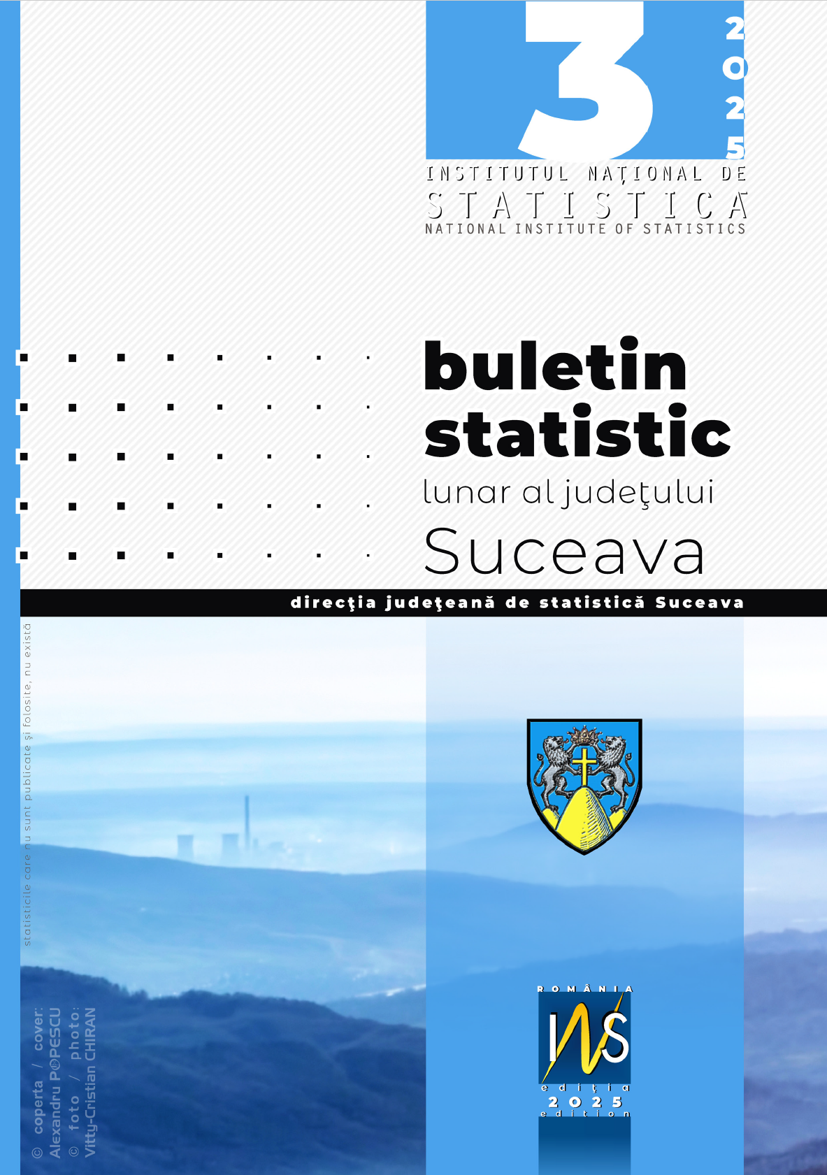 A aparut buletinul statistic lunar martie 2025